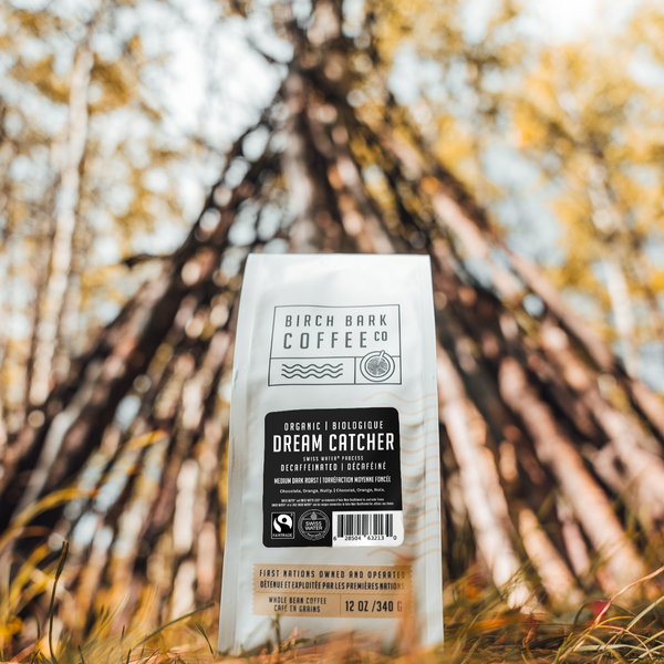 Birch Bark Dream Catcher Decaf FTO Whole Bean Coffee, 12 oz