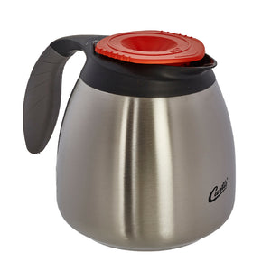 Curtis 64 oz Seamless SS Exterior/Liner Pourpot with Brew-Thru Decaf Lid #CLXP6401S100