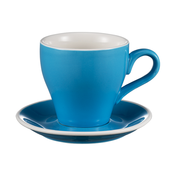 I.XXI Tulip Coffee Cup with Saucer 280ml, Blue