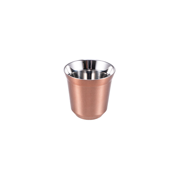 I.XXI Stainless Steel Double Wall 80ml Espresso Cup, Copper
