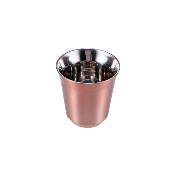 I.XXI Stainless Steel Double Wall 150ml Espresso Cup, Copper