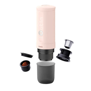 OutIn Nano Portable Electric Espresso Machine, Brewer Rose Quartz