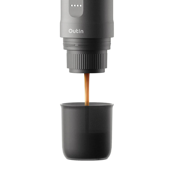 OutIn Nano Portable Electric Espresso Machine, Space Grey