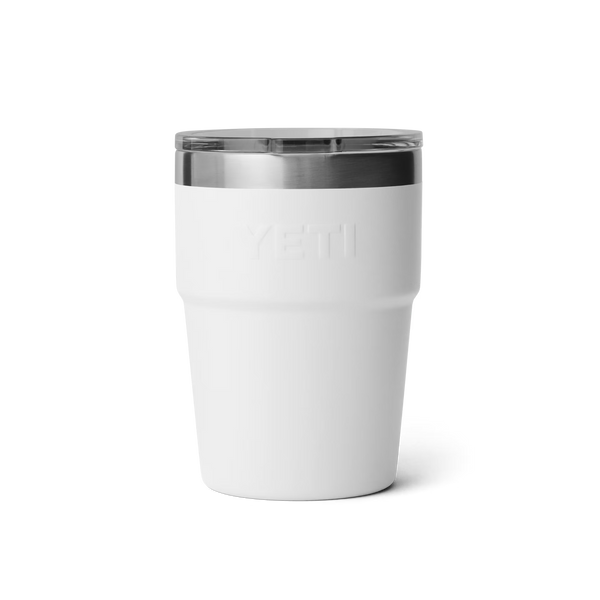 YETI Rambler 16 oz. Stackable Pint Cup with Magslider Lid, White