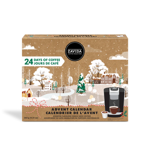 Zavida Single Serve Coffee Advent Calendar, 24 Pack