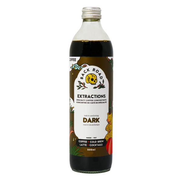 Back Road Coffee Roasters Dark Coffee Extraction Concentrate, 500ml