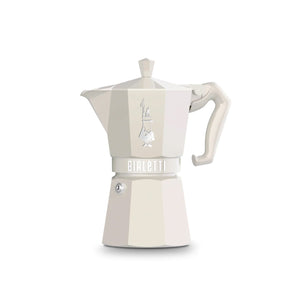 Bialetti Moka Exclusive 6 Cup Stovetop Espresso Maker, Cream