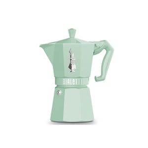 Bialetti Moka Exclusive 6 Cup Stovetop Espresso Maker, Green