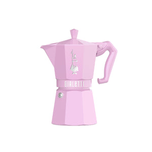 Bialetti Moka Exclusive 6 Cup Stovetop Espresso Maker, Pink