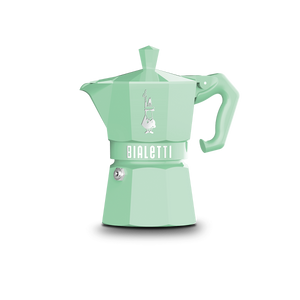 Bialetti Moka Exclusive 3 Cup Stovetop Espresso Maker, Green