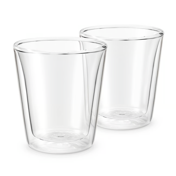 Breville the Latte Duo Glass Mugs 200ml, Set of 2