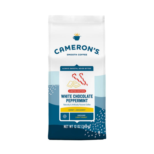 Cameron's White Chocolate Peppermint Ground Coffee 12 oz.