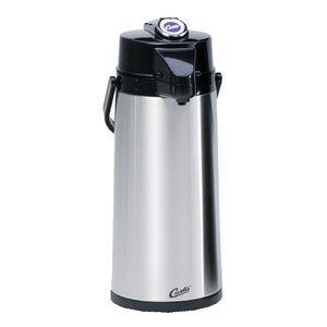 Curtis Stainless Steel Exterior & Lined Airpot with Lever Handle, 2.2 L #TLXA2201S000