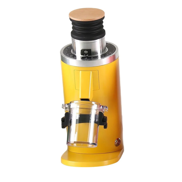 Turin DF54 V3 Single Dose Coffee Grinder with Stainless Steel Burrs, Yellow