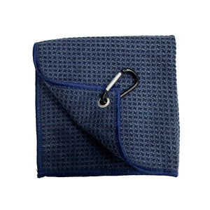 I.XXI Barista Waffle Cleaning Towel with Hook, Navy Blue