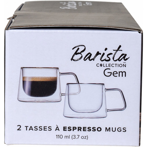 Safdie Gem 110ml Espresso Mugs, Set of 2