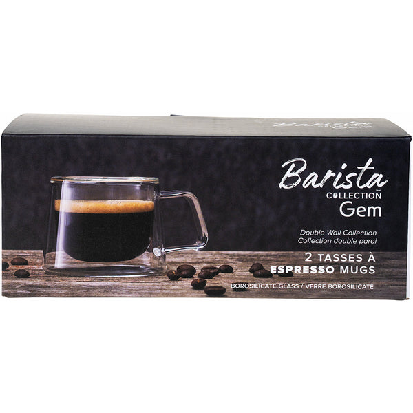 Safdie Gem 110ml Espresso Mugs, Set of 2