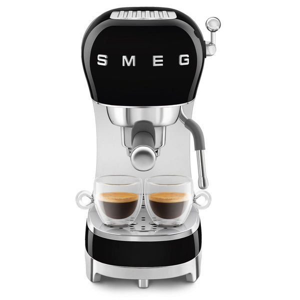 Smeg Manual Espresso Coffee Machine #ECF02 - Black