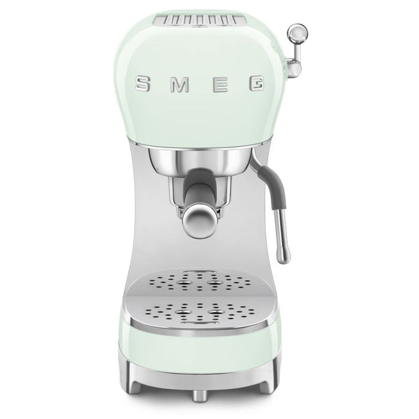 Smeg Manual Espresso Coffee Machine #ECF02PGUS - Pastel Green