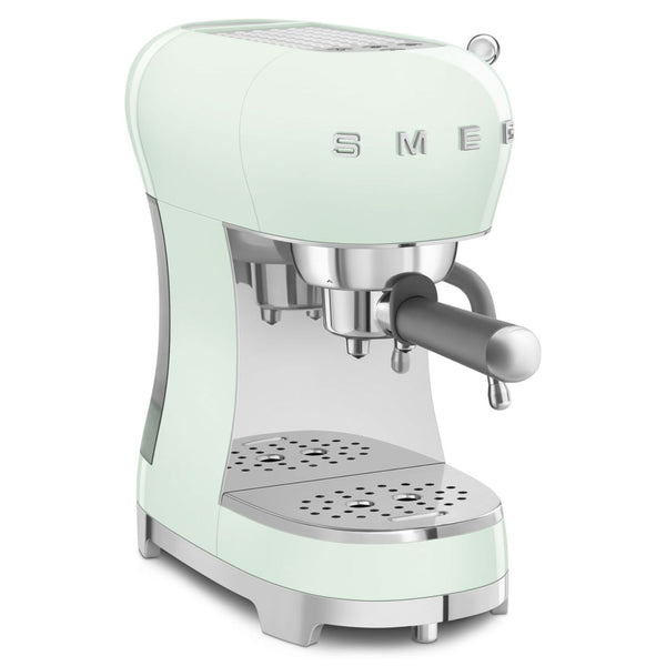 Smeg Manual Espresso Coffee Machine #ECF02PGUS - Pastel Green