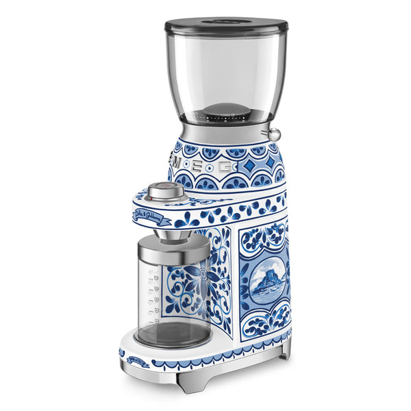 Smeg 50’s Style Dolce&Gabbana Coffee Grinder CGF01, Blu Mediterraneo