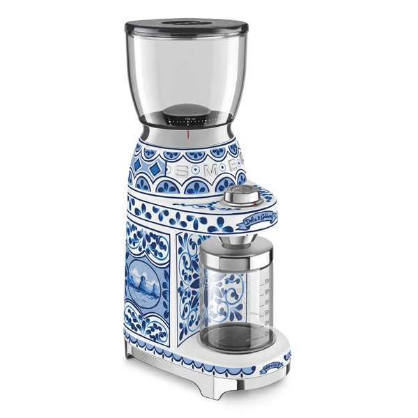 Smeg 50’s Style Dolce&Gabbana Coffee Grinder CGF01, Blu Mediterraneo