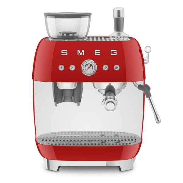 SMEG Manual Espresso Machine, Red #EGF03RDUS