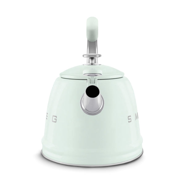 Smeg Retro Style Whistling Kettle 2.3L, Pastel Green