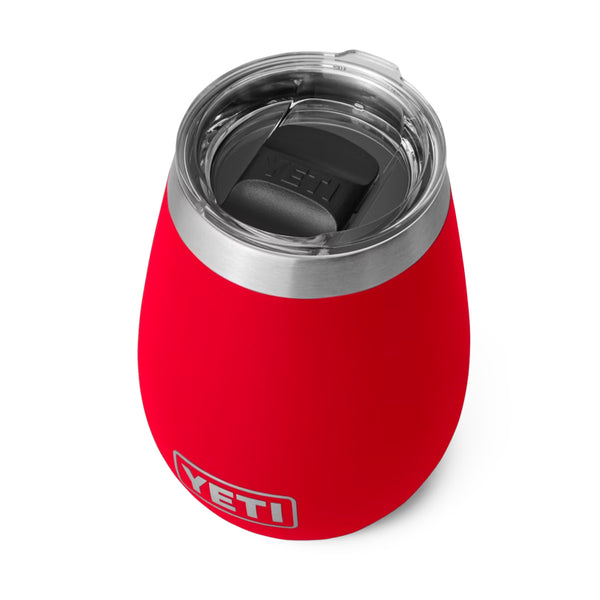 YETI Rambler 10 oz. Wine Tumbler with Magslider Lid, Rescue Red