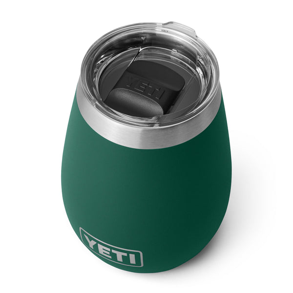 YETI Rambler 10 oz. Wine Tumbler, Black Forest Green