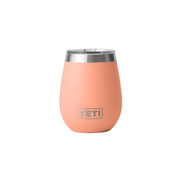 YETI Rambler 10 oz. Wine Tumbler with Magslider Lid, Low Country Peach