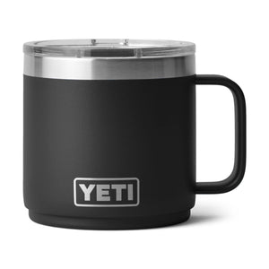 YETI Rambler 14 oz. Ceramic Lined Mug with MagSlider Lid, Black