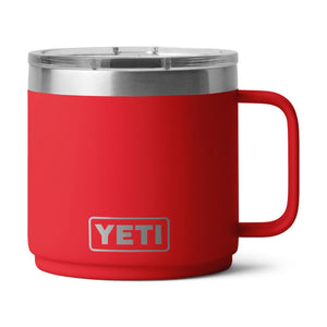 YETI Rambler 14 oz. Ceramic Lined Mug with MagSlider Lid, Rescue Red