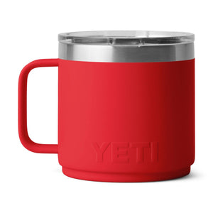 YETI Rambler 14 oz. Ceramic Lined Mug with MagSlider Lid, Rescue Red