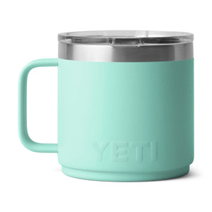 YETI Rambler 14 oz. Ceramic Lined Mug with MagSlider Lid, Seafoam