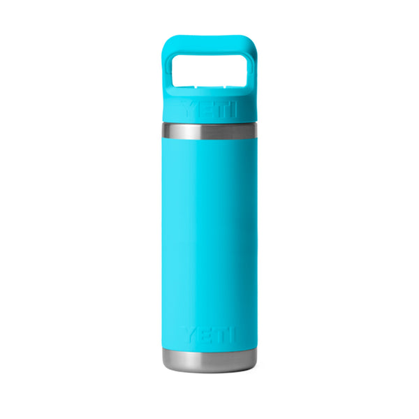 YETI Rambler 18 oz. Bottle With Straw Cap, Reef Blue