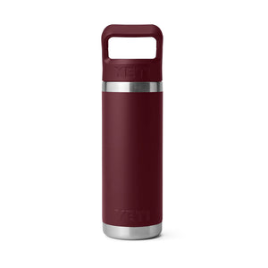 YETI Rambler 18 oz. Bottle With Straw Cap, Wild Vine Red