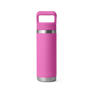 YETI Rambler 18 oz. Bottle With Straw Cap, Wildflower Fuchsia