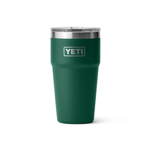 YETI Rambler 20 oz. Stackable Cup with Magslider Lid, Black Forest Green