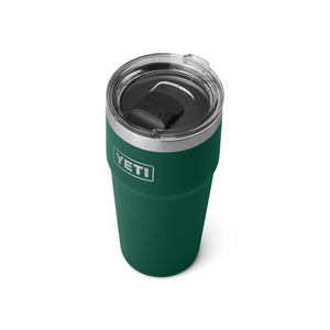 YETI Rambler 20 oz. Stackable Cup with Magslider Lid, Black Forest Green