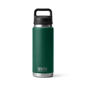 YETI Rambler 26 oz. Bottle with Chug Cap, Black Forest Green