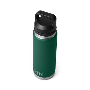 YETI Rambler 26 oz. Bottle with Chug Cap, Black Forest Green