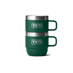 YETI Rambler 6 oz. Espresso Cups Set of 2, Black Forest Green