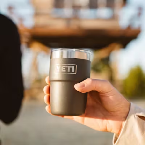 YETI Rambler 8 oz Ceramic Lined Stackable Cup, Black