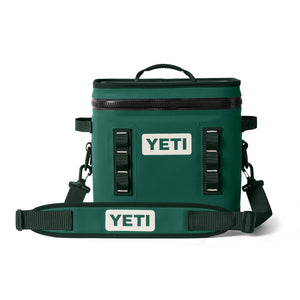 YETI Hopper Flip 12 Soft Cooler, Black Forest Green