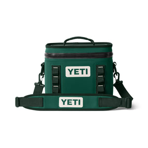 YETI Hopper Flip 8 Soft Cooler, Black Forest Green