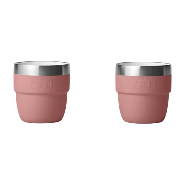 YETI Rambler 4 oz. Espresso Cups Set of 2, Sandstone Pink