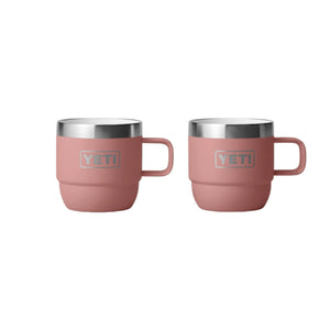 YETI Rambler 6 oz. Espresso Cups Set of 2, Sandstone Pink