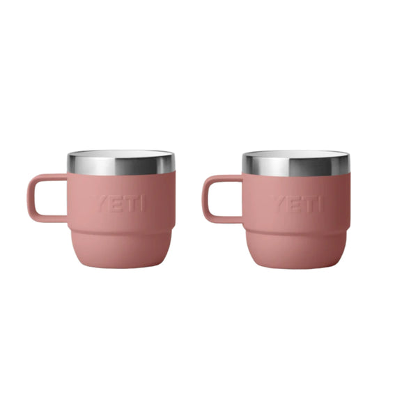 YETI Rambler 6 oz. Espresso Cups Set of 2, Sandstone Pink