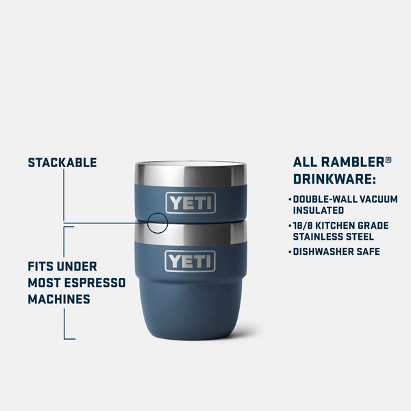 YETI Rambler 4 oz. Espresso Cups Set of 2, Seafoam